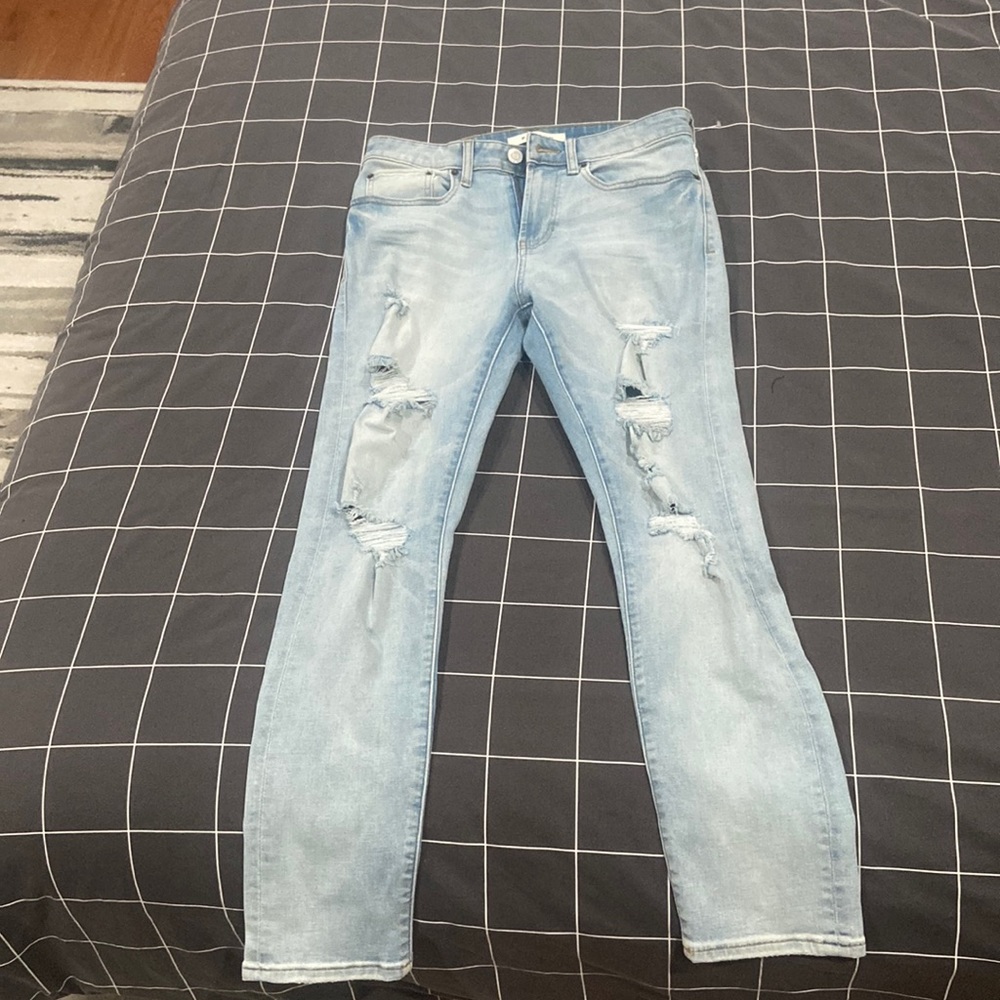 Pacsun Slim Taper Ripped Jeans